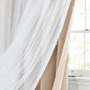 image:imageNICETOWN Pink Curtains for Girls BedroomKids Room Moon and Star Hollow Out Blackout Curtains for Nursery DoubleLayer Grommet Window Drapes for Christmas Decor 52 W by 84 L Set of 2Moon Star  Biscotti Beige
