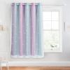 image:imageNICETOWN Pink Curtains for Girls BedroomKids Room Moon and Star Hollow Out Blackout Curtains for Nursery DoubleLayer Grommet Window Drapes for Christmas Decor 52 W by 84 L Set of 2Blue  Purple  Pink