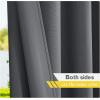 image:imageNICETOWN 2 Panels Outdoor Curtain Panels for Patio Waterproof Stainless Steel Silver Grommet Thermal Insulated Blackout Thermal Insulated Outdoor Drapes for PatioFront Porch W52 x L108 TanDove Grey