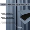 image:imageNICETOWN 2 Panels Outdoor Curtain Panels for Patio Waterproof Stainless Steel Silver Grommet Thermal Insulated Blackout Thermal Insulated Outdoor Drapes for PatioFront Porch W52 x L108 TanStone Blue