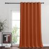 image:imageNICETOWN 2 Panels Outdoor Curtain Panels for Patio Waterproof Stainless Steel Silver Grommet Thermal Insulated Blackout Thermal Insulated Outdoor Drapes for PatioFront Porch W52 x L108 TanMecca Red