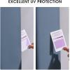 image:imageNICETOWN 2 Panels Outdoor Curtain Panels for Patio Waterproof Stainless Steel Silver Grommet Thermal Insulated Blackout Thermal Insulated Outdoor Drapes for PatioFront Porch W52 x L108 TanFade Resistant Stone Blue