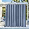 image:imageNICETOWN 2 Panels Outdoor Curtain Panels for Patio Waterproof Stainless Steel Silver Grommet Thermal Insulated Blackout Thermal Insulated Outdoor Drapes for PatioFront Porch W52 x L108 TanStone Blue