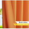 image:imageNICETOWN 2 Panels Outdoor Curtain Panels for Patio Waterproof Stainless Steel Silver Grommet Thermal Insulated Blackout Thermal Insulated Outdoor Drapes for PatioFront Porch W52 x L108 TanOrange