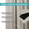 image:imageNICETOWN 2 Panels Outdoor Curtain Panels for Patio Waterproof Stainless Steel Silver Grommet Thermal Insulated Blackout Thermal Insulated Outdoor Drapes for PatioFront Porch W52 x L108 TanNatural