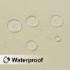 image:imageNICETOWN 2 Panels Outdoor Curtain Panels for Patio Waterproof Stainless Steel Silver Grommet Thermal Insulated Blackout Thermal Insulated Outdoor Drapes for PatioFront Porch W52 x L108 TanBeige