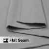 image:imageNICETOWN 2 Panels Outdoor Curtain Panels for Patio Waterproof Stainless Steel Silver Grommet Thermal Insulated Blackout Thermal Insulated Outdoor Drapes for PatioFront Porch W52 x L108 TanSilver Gray
