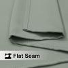 image:imageNICETOWN 2 Panels Outdoor Curtain Panels for Patio Waterproof Stainless Steel Silver Grommet Thermal Insulated Blackout Thermal Insulated Outdoor Drapes for PatioFront Porch W52 x L108 TanSage Green