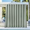 image:imageNICETOWN 2 Panels Outdoor Curtain Panels for Patio Waterproof Stainless Steel Silver Grommet Thermal Insulated Blackout Thermal Insulated Outdoor Drapes for PatioFront Porch W52 x L108 TanSage Green