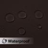 image:imageNICETOWN 2 Panels Outdoor Curtain Panels for Patio Waterproof Stainless Steel Silver Grommet Thermal Insulated Blackout Thermal Insulated Outdoor Drapes for PatioFront Porch W52 x L108 TanBrown