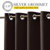 image:imageNICETOWN 2 Panels Weighted Blackout Cabana Curtains Outdoor Patio W52 x L84 Windproof Top amp Bottom Grommet amp Back Tab Thermal Heavyweight Drapes Keep Privacy for YardPorch Biscotti BeigeCoffee