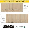 image:imageNICETOWN 2 Panels Weighted Blackout Cabana Curtains Outdoor Patio W52 x L84 Windproof Top amp Bottom Grommet amp Back Tab Thermal Heavyweight Drapes Keep Privacy for YardPorch Biscotti BeigeBiscotti Beige