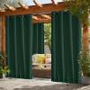 image:imageNICETOWN 2 Panels Weighted Blackout Cabana Curtains Outdoor Patio W52 x L84 Windproof Top amp Bottom Grommet amp Back Tab Thermal Heavyweight Drapes Keep Privacy for YardPorch Biscotti BeigeDark Green
