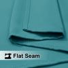 image:imageNICETOWN 2 Panels Weighted Blackout Cabana Curtains Outdoor Patio W52 x L84 Windproof Top amp Bottom Grommet amp Back Tab Thermal Heavyweight Drapes Keep Privacy for YardPorch Biscotti BeigePeacock Teal