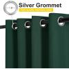 image:imageNICETOWN 2 Panels Weighted Blackout Cabana Curtains Outdoor Patio W52 x L84 Windproof Top amp Bottom Grommet amp Back Tab Thermal Heavyweight Drapes Keep Privacy for YardPorch Biscotti BeigeDark Green