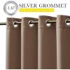 image:imageNICETOWN 2 Panels Weighted Blackout Cabana Curtains Outdoor Patio W52 x L84 Windproof Top amp Bottom Grommet amp Back Tab Thermal Heavyweight Drapes Keep Privacy for YardPorch Biscotti BeigeTan