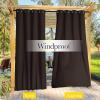 image:imageNICETOWN 2 Panels Weighted Blackout Cabana Curtains Outdoor Patio W52 x L84 Windproof Top amp Bottom Grommet amp Back Tab Thermal Heavyweight Drapes Keep Privacy for YardPorch Biscotti BeigeCoffee