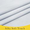 image:imageNICETOWN Blackout Door Curtain  Blinds for Indoor Windows Thermal Insulated Trica Window Covering for Patio French Door Front Privacy Sidelight Glass Curtain W26 x L72 inch 1 Panel GreyGreyish White