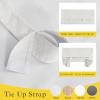image:imageNICETOWN Blackout Door Curtain  Blinds for Indoor Windows Thermal Insulated Trica Window Covering for Patio French Door Front Privacy Sidelight Glass Curtain W26 x L72 inch 1 Panel GreyIvory White