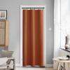 image:imageNICETOWN Door Curtain Panel Grey French Door Curtains Blackout Thermal Insulated Curtain Sidelight Privacy for WindowLiving RoomDoorwaysClassroom 25W by 72L inches 1 PanelBurnt Orange