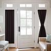 image:imageNICETOWN Door Curtain Panel Grey French Door Curtains Blackout Thermal Insulated Curtain Sidelight Privacy for WindowLiving RoomDoorwaysClassroom 25W by 72L inches 1 PanelToffee Brown