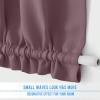 image:imageNICETOWN Door Curtain Panel Grey French Door Curtains Blackout Thermal Insulated Curtain Sidelight Privacy for WindowLiving RoomDoorwaysClassroom 25W by 72L inches 1 PanelDry Rose