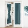 image:imageNICETOWN Door Curtain Panel Grey French Door Curtains Blackout Thermal Insulated Curtain Sidelight Privacy for WindowLiving RoomDoorwaysClassroom 25W by 72L inches 1 PanelSea Teal