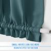 image:imageNICETOWN Door Curtain Panel Grey French Door Curtains Blackout Thermal Insulated Curtain Sidelight Privacy for WindowLiving RoomDoorwaysClassroom 25W by 72L inches 1 PanelSea Teal