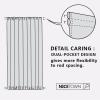 image:imageNICETOWN Door Curtain Panel Grey French Door Curtains Blackout Thermal Insulated Curtain Sidelight Privacy for WindowLiving RoomDoorwaysClassroom 25W by 72L inches 1 PanelSea Teal