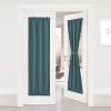 image:imageNICETOWN Door Curtain Panel Grey French Door Curtains Blackout Thermal Insulated Curtain Sidelight Privacy for WindowLiving RoomDoorwaysClassroom 25W by 72L inches 1 PanelSea Teal
