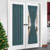 image:imageNICETOWN Door Curtain Panel Grey French Door Curtains Blackout Thermal Insulated Curtain Sidelight Privacy for WindowLiving RoomDoorwaysClassroom 25W by 72L inches 1 PanelSea Teal