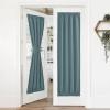 image:imageNICETOWN Door Curtain Panel Grey French Door Curtains Blackout Thermal Insulated Curtain Sidelight Privacy for WindowLiving RoomDoorwaysClassroom 25W by 72L inches 1 PanelGreyish Blue
