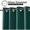 image:imageNICETOWN Weighted Outdoor Curtains for Patio Waterproof 84 inches Long 2 Panels Windproof Drapes Top amp Bottom Grommets Thermal Insulated Blinds Keep Privacy for YardPorch Biscotti Beige 52 WideHunter Green