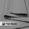 image:imageNICETOWN Weighted Outdoor Curtains for Patio Waterproof 84 inches Long 2 Panels Windproof Drapes Top amp Bottom Grommets Thermal Insulated Blinds Keep Privacy for YardPorch Biscotti Beige 52 WideSilver Grey