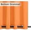 image:imageNICETOWN Weighted Outdoor Curtains for Patio Waterproof 84 inches Long 2 Panels Windproof Drapes Top amp Bottom Grommets Thermal Insulated Blinds Keep Privacy for YardPorch Biscotti Beige 52 WideOrange
