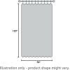 image:imageNICETOWN Weighted Outdoor Curtains for Patio Waterproof 84 inches Long 2 Panels Windproof Drapes Top amp Bottom Grommets Thermal Insulated Blinds Keep Privacy for YardPorch Biscotti Beige 52 WideSheer White