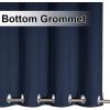 image:imageNICETOWN Weighted Outdoor Curtains for Patio Waterproof 84 inches Long 2 Panels Windproof Drapes Top amp Bottom Grommets Thermal Insulated Blinds Keep Privacy for YardPorch Biscotti Beige 52 WideNavy Blue