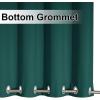 image:imageNICETOWN Weighted Outdoor Curtains for Patio Waterproof 84 inches Long 2 Panels Windproof Drapes Top amp Bottom Grommets Thermal Insulated Blinds Keep Privacy for YardPorch Biscotti Beige 52 WideHunter Green