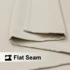 image:imageNICETOWN Weighted Outdoor Curtains for Patio Waterproof 84 inches Long 2 Panels Windproof Drapes Top amp Bottom Grommets Thermal Insulated Blinds Keep Privacy for YardPorch Biscotti Beige 52 WideBeige