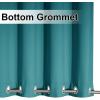image:imageNICETOWN Weighted Outdoor Curtains for Patio Waterproof 84 inches Long 2 Panels Windproof Drapes Top amp Bottom Grommets Thermal Insulated Blinds Keep Privacy for YardPorch Biscotti Beige 52 WidePeacock Teal