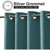 image:imageNICETOWN Weighted Outdoor Curtains for Patio Waterproof 84 inches Long 2 Panels Windproof Drapes Top amp Bottom Grommets Thermal Insulated Blinds Keep Privacy for YardPorch Biscotti Beige 52 WideTeal