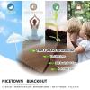 image:imageNICETOWN Weighted Outdoor Curtains for Patio Waterproof 84 inches Long 2 Panels Windproof Drapes Top amp Bottom Grommets Thermal Insulated Blinds Keep Privacy for YardPorch Biscotti Beige 52 WideTan