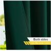 image:imageNICETOWN Weighted Outdoor Curtains for Patio Waterproof 84 inches Long 2 Panels Windproof Drapes Top amp Bottom Grommets Thermal Insulated Blinds Keep Privacy for YardPorch Biscotti Beige 52 WideDark Green