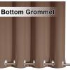 image:imageNICETOWN Weighted Outdoor Curtains for Patio Waterproof 84 inches Long 2 Panels Windproof Drapes Top amp Bottom Grommets Thermal Insulated Blinds Keep Privacy for YardPorch Biscotti Beige 52 WideTan