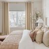 image:imageNICETOWN Grey Light Blocking Curtains 96 Inches Long 2 Panels for Living Room Bedroom Office Thermal Insulated Blackout Drapes Solid Grommet Noise Reducing Window Curtains W40Biscotti Beige