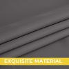 image:imageNICETOWN Grey Light Blocking Curtains 96 Inches Long 2 Panels for Living Room Bedroom Office Thermal Insulated Blackout Drapes Solid Grommet Noise Reducing Window Curtains W40Grey