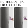 image:imageNICETOWN 100 Blackout Outdoor Curtains for Patio Waterproof 2 Panels Linen Textured Thermal Insulated IndoorOutside Drapes for Gazebo Privacy Sun Shades for Porch Garden W52 x L84 Inch NaturalGrey