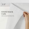 image:imageNICETOWN 2 Panels RodFree Outdoor Curtains for Patio Waterproof Sticky Top amp Back Tab Bottom with Free Rope for Wind Resistance Weatherproof Drapes for GazeboPorch W52 x L84 in Biscotti BeigeWhite