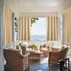 image:imageNICETOWN 2 Panels RodFree Outdoor Curtains for Patio Waterproof Sticky Top amp Back Tab Bottom with Free Rope for Wind Resistance Weatherproof Drapes for GazeboPorch W52 x L84 in Biscotti BeigeBiscotti Beige