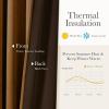 image:imageNICETOWN Sage Green Velvet Blackout Curtains 96 Inch Long for Bedroom Dorm DiningLiving Room Thermal Solid Heavy Matt Pinch Pleat Back Tab Track Window Treatment for Hall Theater 2 Panels 40 WGold Brown